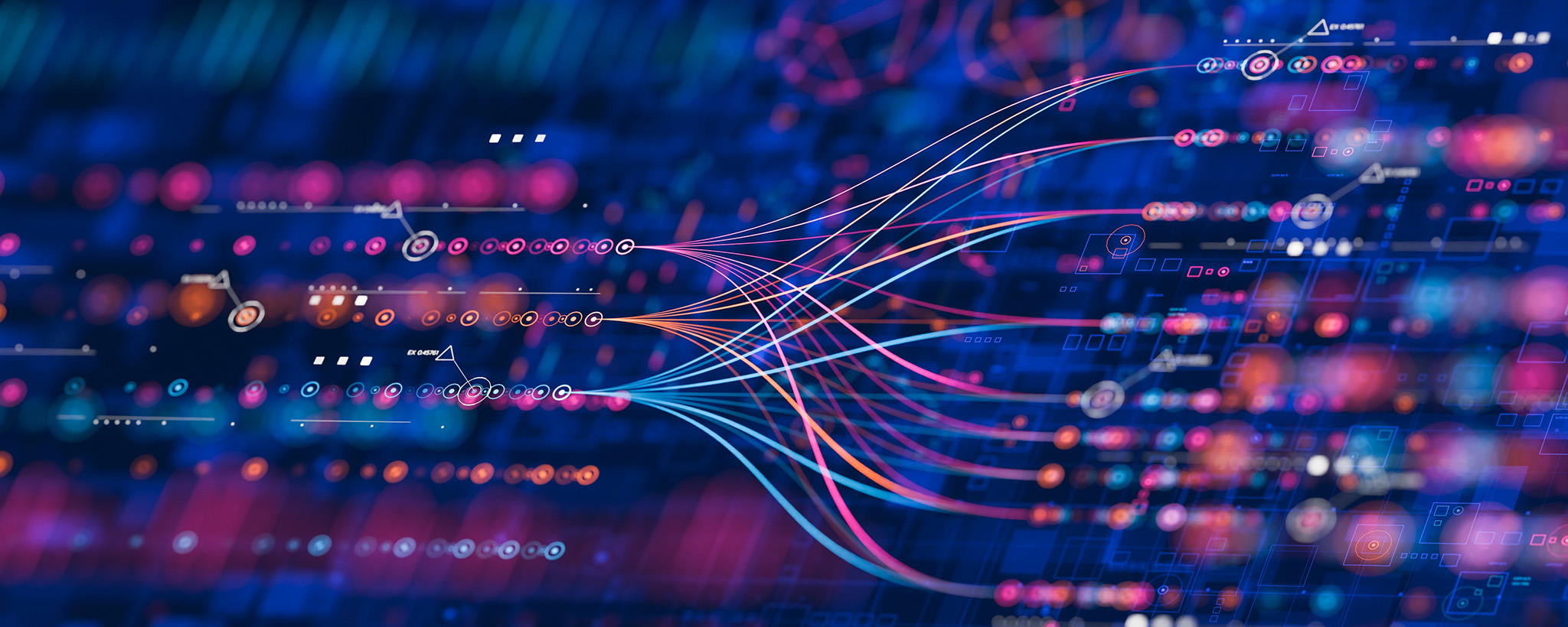 A stock image depicting a computer network.